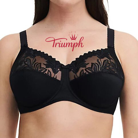 TRIUMPH - 3 kusy 🔥Krajková sexy podprsenka se širokými ramínky