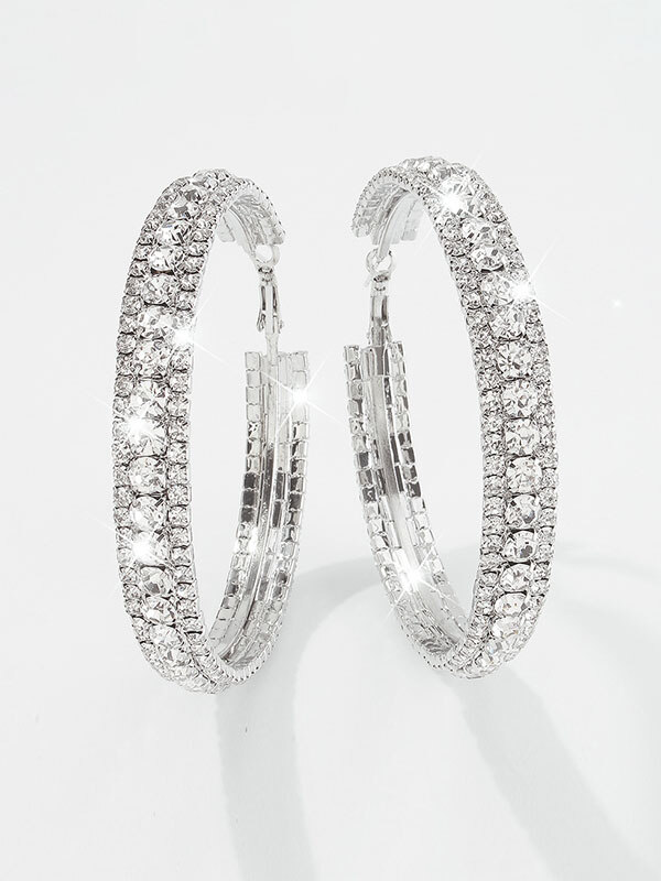 Brincos de strass Brincos Acessórios