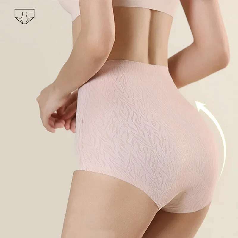 🌷CALCINHA SEM COSTURA CINTURA ALTA LEVANTAMENTO DE QUADRIL COM CONTROLE DE BARRIGA🔥Compre 1 e leve 2 grátis🔥