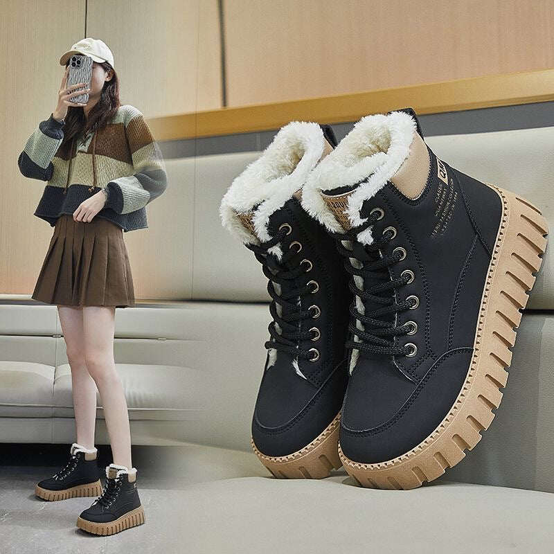 🔥45%OFF🎉Botas de neve quentes para mulheres, inverno e atividades ao ar livre