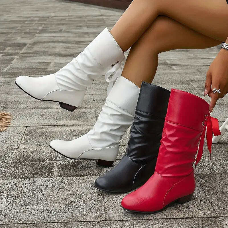 🔥Botas de senhora elegantes com atacadores e botas quentes