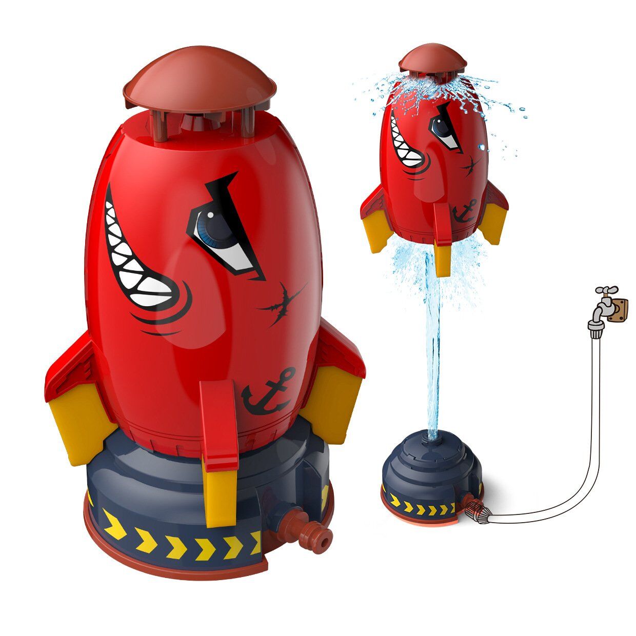 2023 Summer Toy Outdoor Yard Rocket Sprinkler（rychlé dodání）