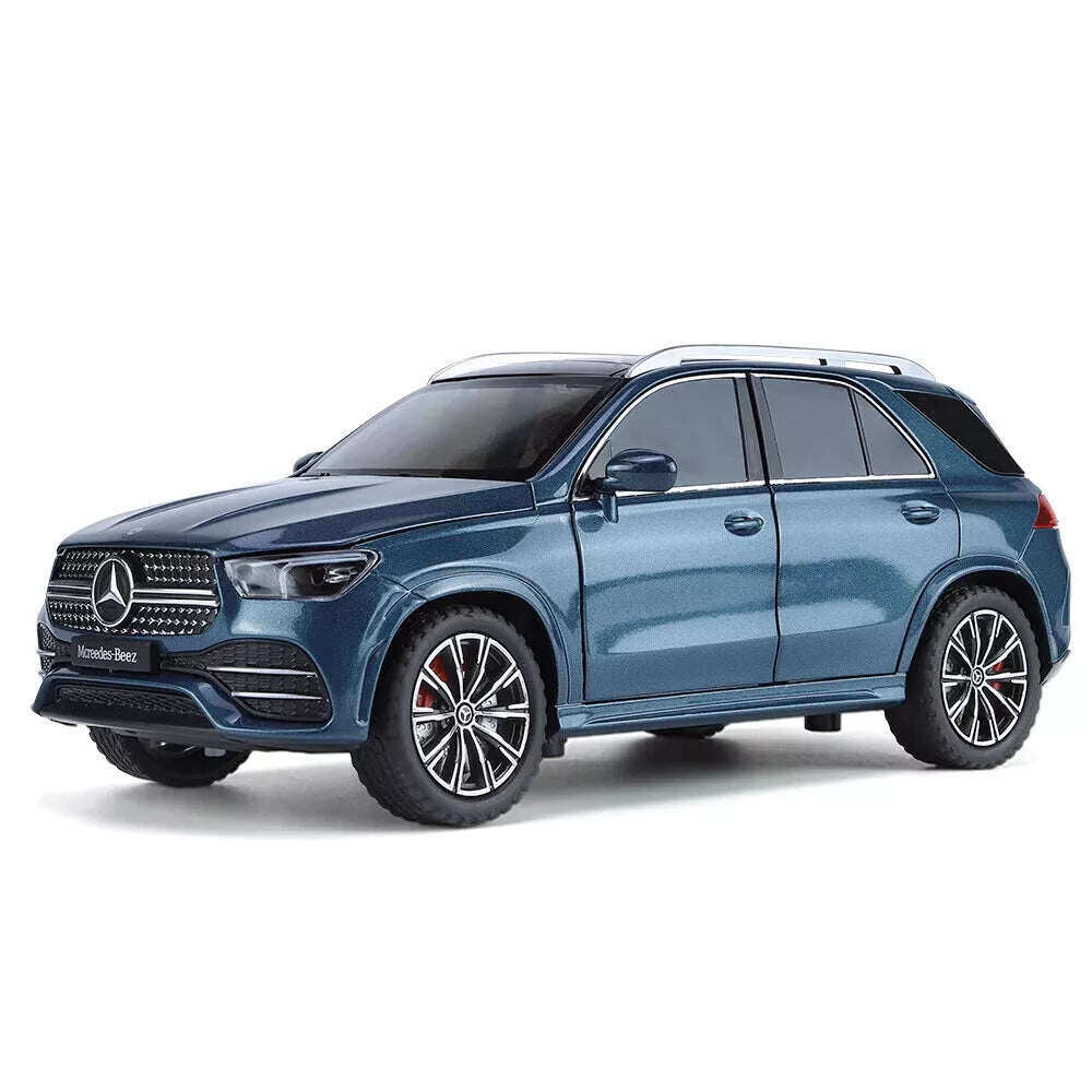 1:24 Carro de brinquedo Mercedes-Benz GLE 350 em alumínio fundido com som e luz