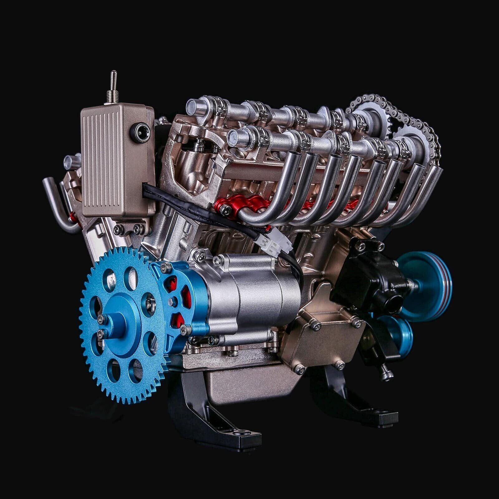 🚗Tehnički V8 mehanički metalni sklop DIY komplet modela motora automobila (3 godine jamstva)