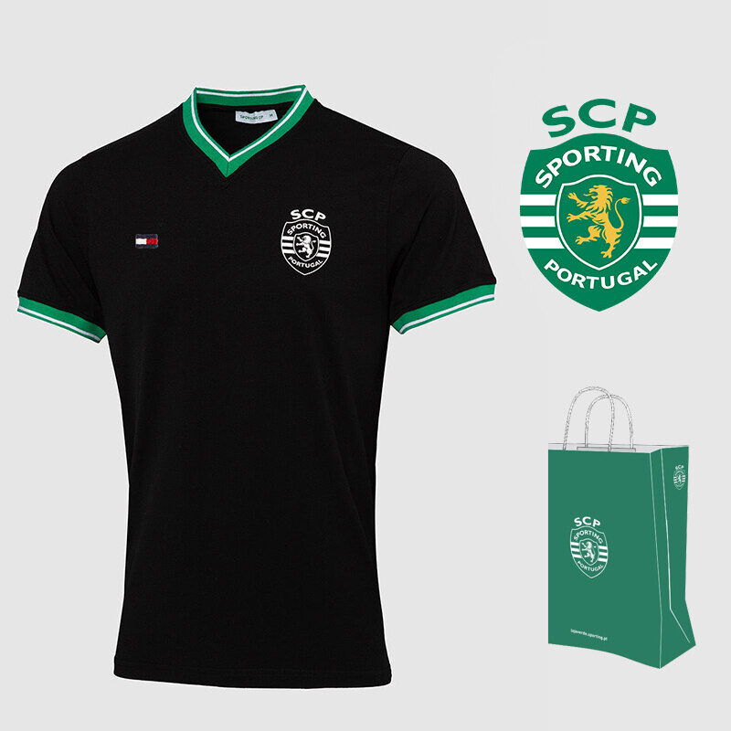 【Limitowany do 50 sztuk】 Nowy zestaw POLO SPORTING CP -Clube SCP Portugalia i Tommy Hilfiger 2024