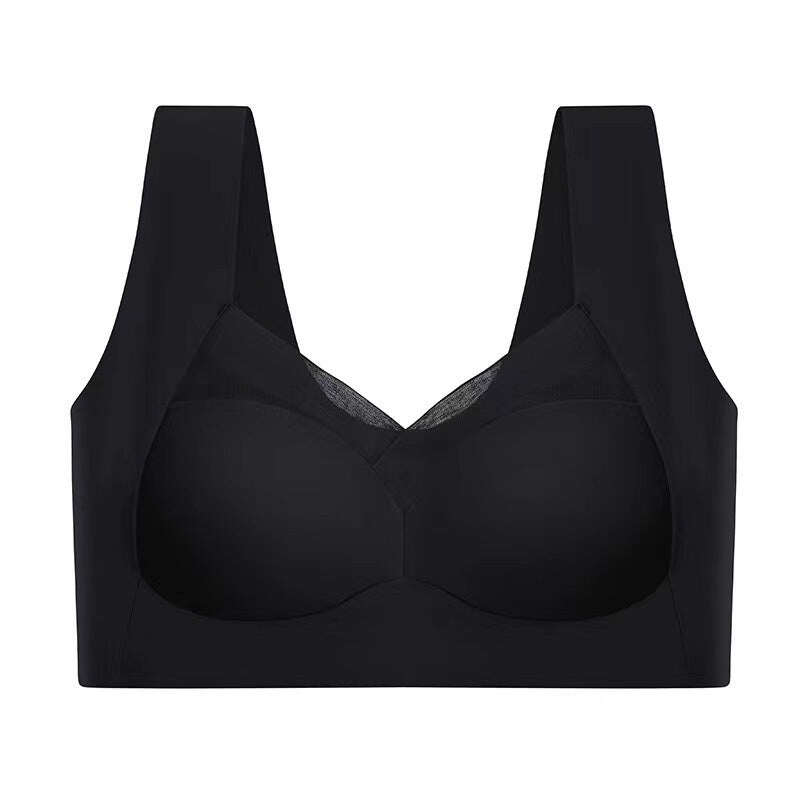 (3 piezas) Triumph – Ropa interior sexy sin costuras de seda gelada sin push up [M-5XL]