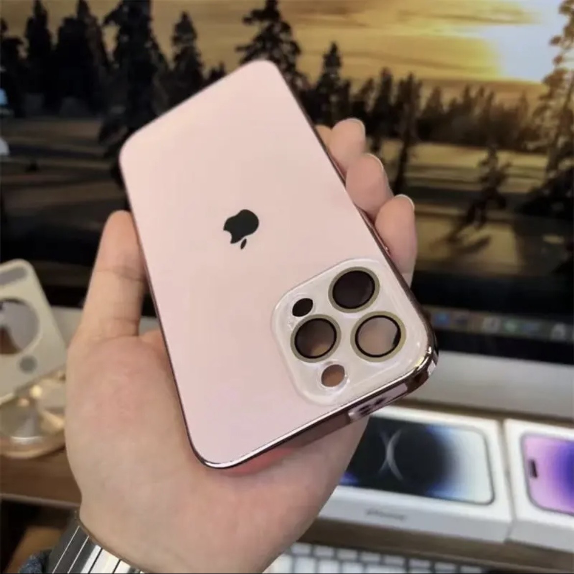 Horganyzott szőnyeg, AKRIL EDÍTETT ÜVEG IPHONE VÉDTOK