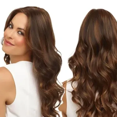 Pousbo® Popular Peruca de Cabelo Longo Encaracolado