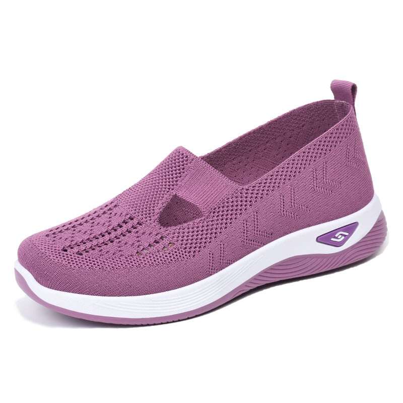 50% OFF - Sapatos ortopédicos para mulher tecidos com sola macia e respirável