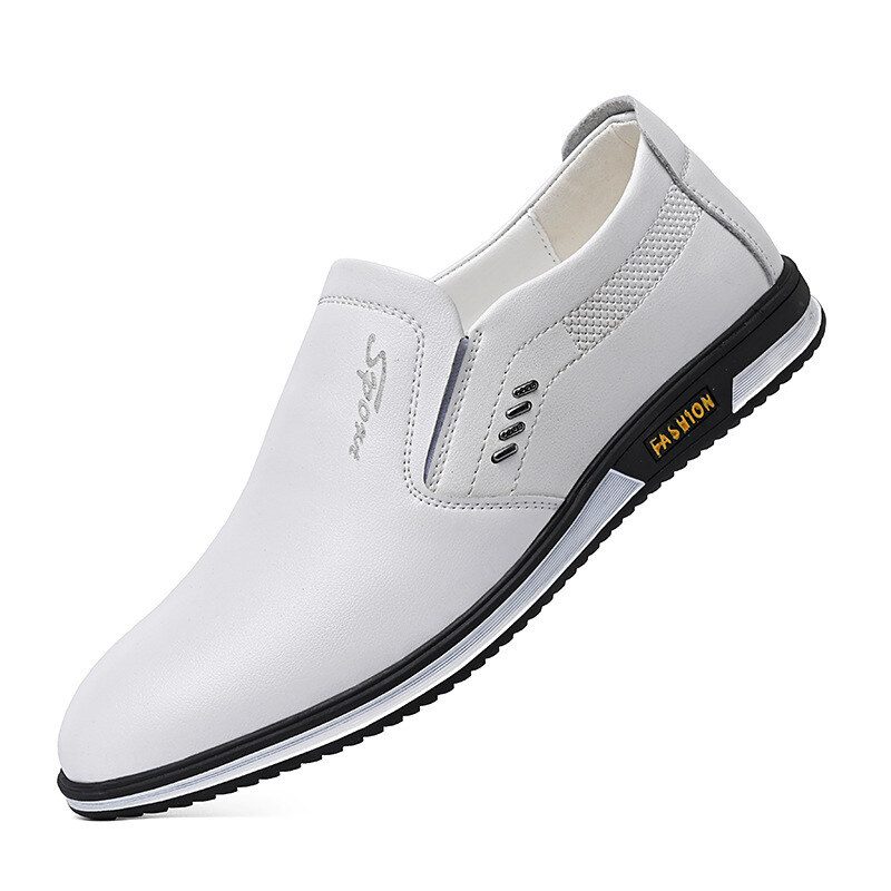 Nova moda mocassins de couro para homem