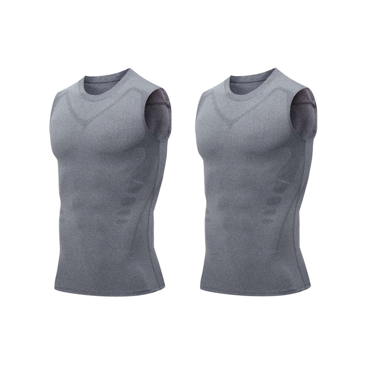 🦾NOVA VERSÃO 2023 EXPECTSKY IONIC SHAPING VEST, CONFORTÁVEL E RESPIRÁVEL ICE SILK FABRIC, PARA HOMENS MOLDAREM O CORPO PERFEITO（🔥🔥DESCONTO LIMITADO NOS ÚLTIMOS 30 MINUTOS⏳）