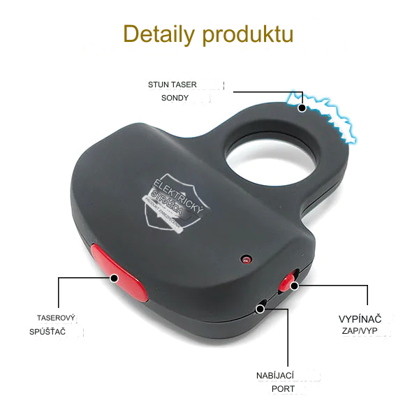 Nagy teljesítményű ElectricGuard kábítógyűrű 25 000 000