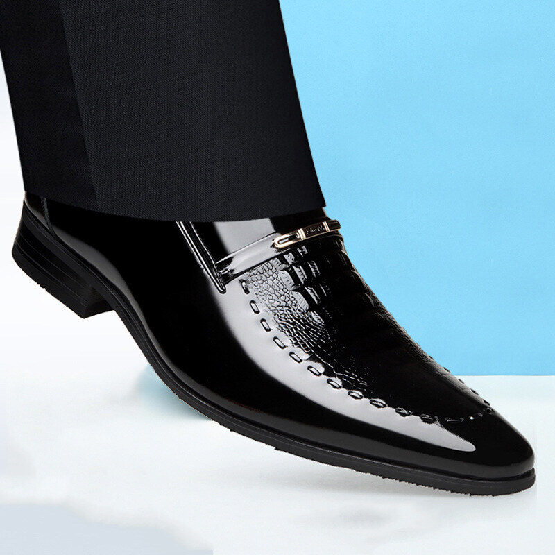 Sapato novos de couro de crocodilo | 50% de desconto🔥