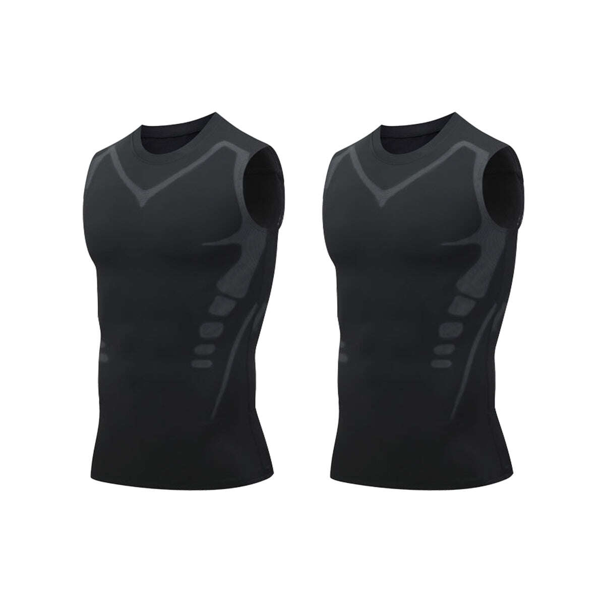 🦾NOVA VERSÃO 2023 EXPECTSKY IONIC SHAPING VEST, CONFORTÁVEL E RESPIRÁVEL ICE SILK FABRIC, PARA HOMENS MOLDAREM O CORPO PERFEITO（🔥🔥DESCONTO LIMITADO NOS ÚLTIMOS 30 MINUTOS⏳）