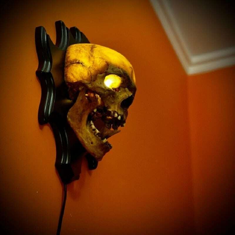 💀 Noční světlo zpívající Head Skull Lamp