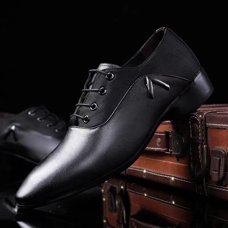 Sapato de homem elegantes em pele de vaca | 50% de desconto🔥