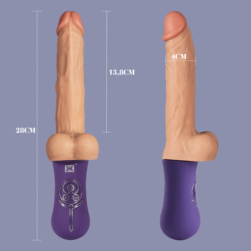 3 V 1 Realistické Dildo 6 Thrusting 10 Vibrační Dildo Vibrátor