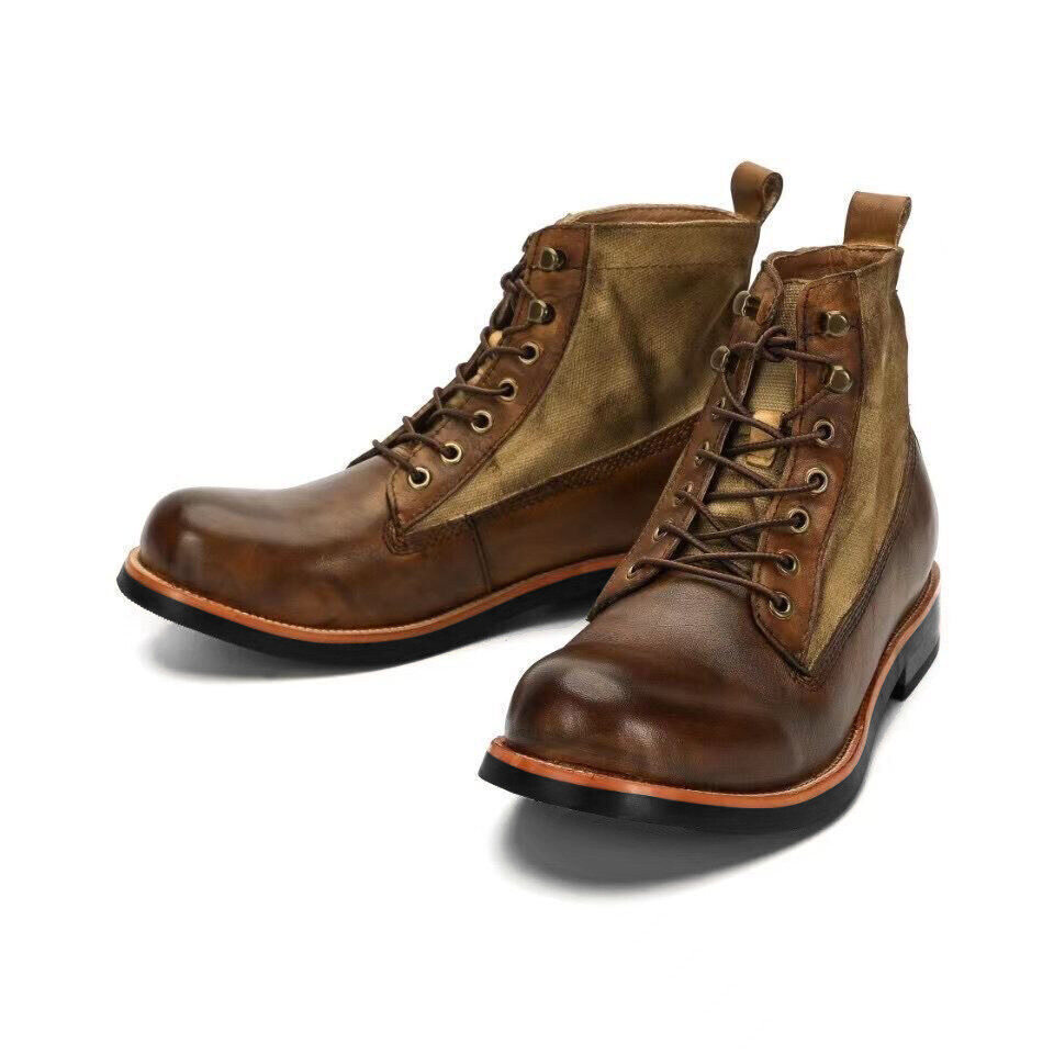 Bota Martin de Couro Casual Clássica | Oferta de metade do preço!🔥