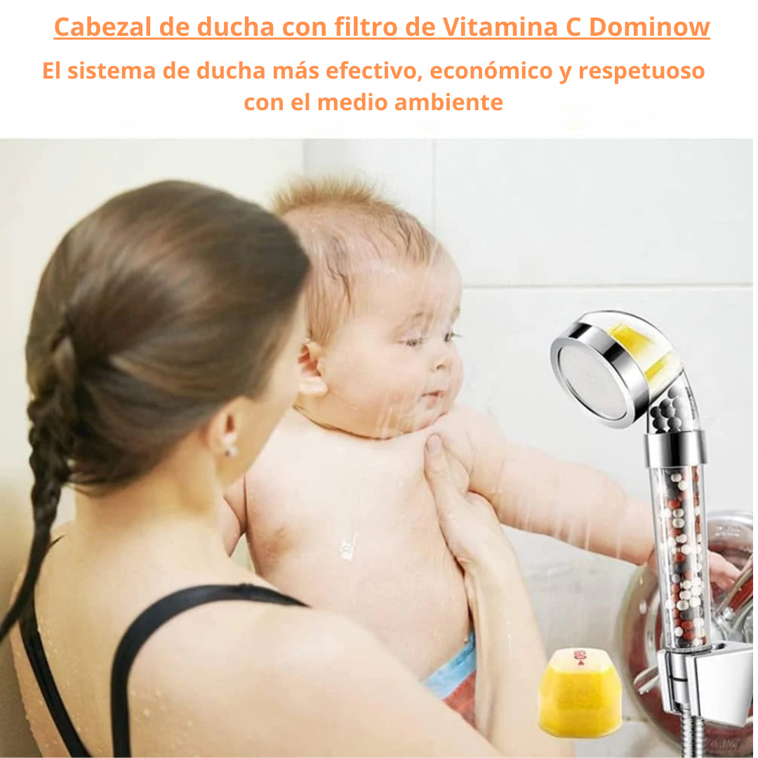 Chuveiro Filtrado com Aroma de Vitamina C e Limão – Transforme seu Banheiro em um Spa