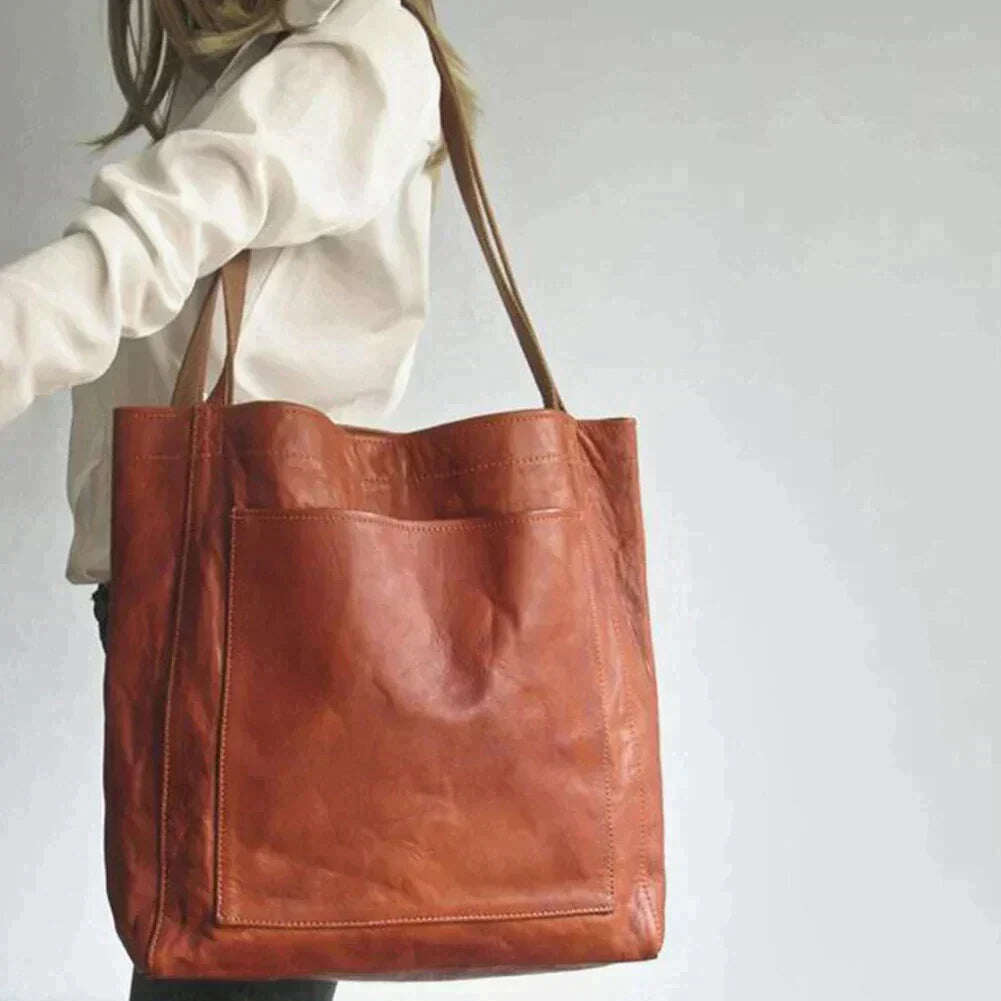 Bolsa de couro elegante para senhora