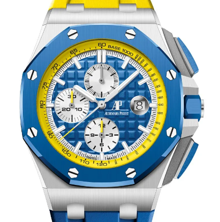 Audemars Piguet 26400SO.OO.A057CA.01 Royal Oak Offshore modrá/žlutá - Nové