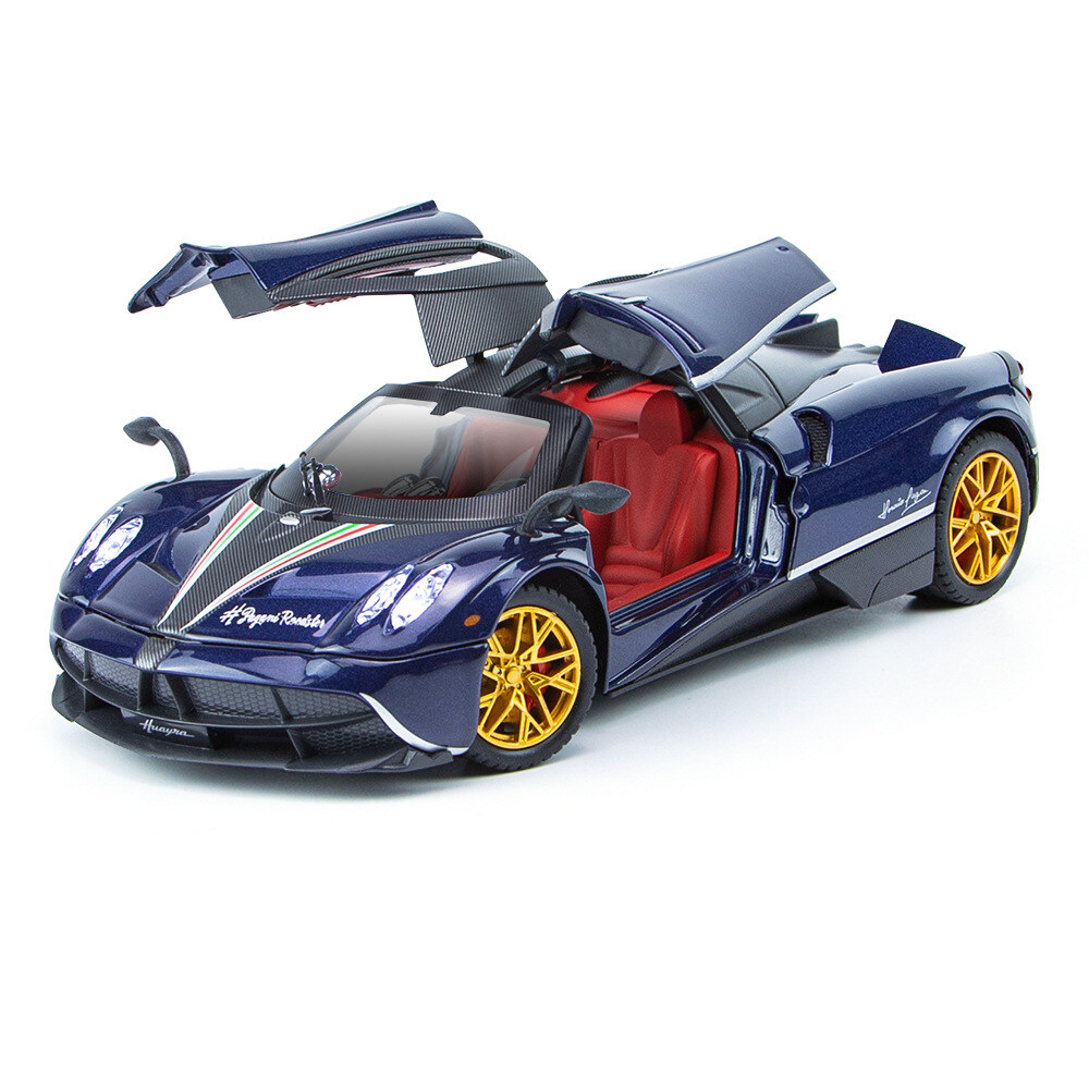 🎁1/24 Pagani Huayra Dinastia sportovní auto ze slitiny, kovový model hračka závodní model simulace gadget