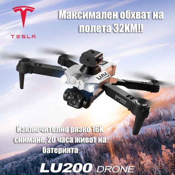 Il nuovo drone professionale ad alta risoluzione 16K di Tesla (portata estrema 32 km a pag