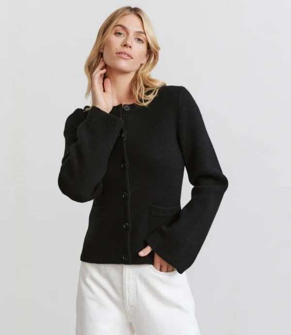 Camisola de malha cardigan (incluindo lã)