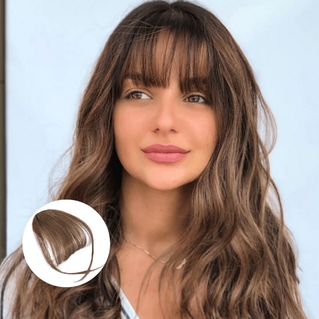 🔥{Promoção especial de 50%}🔥 Franjas com presilhas (cabelo real)