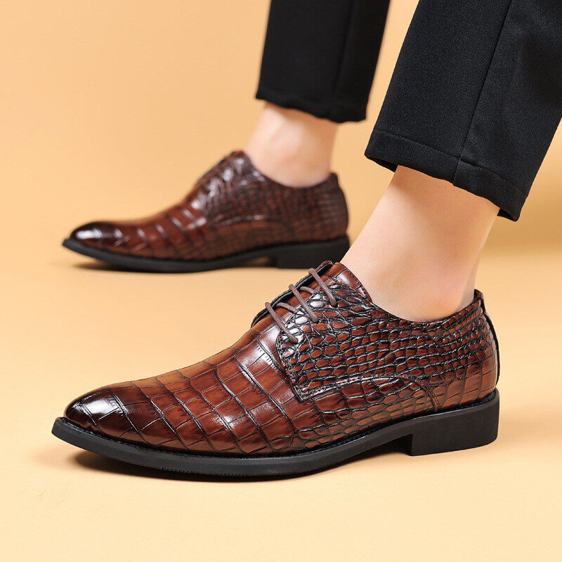 Sapato derby clássico elegante