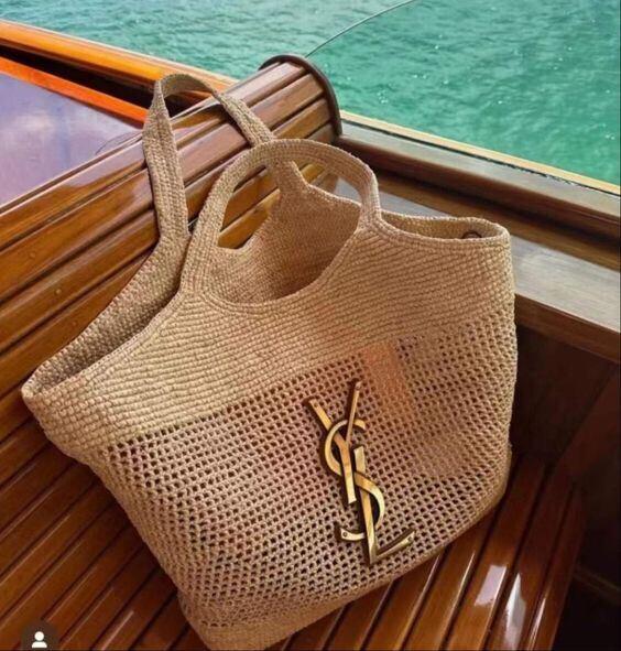 YSL raffiakott