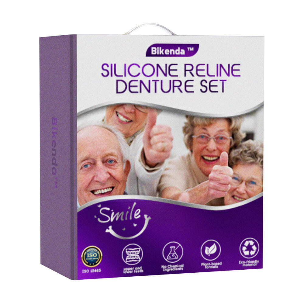 ✅Loja oficial | Conjunto de próteses de silicone Bikenda™ Reline 🧑🏼‍⚕️Recomendação da British Dental Association (BDA)