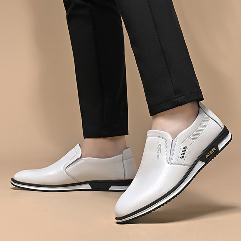 Nova moda mocassins de couro para homem