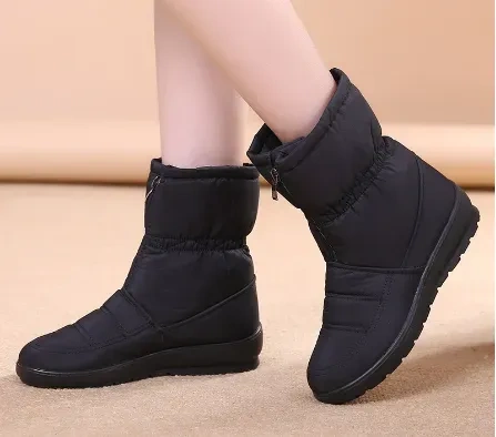 ✿ Botas de neve impermeáveis ​​femininas