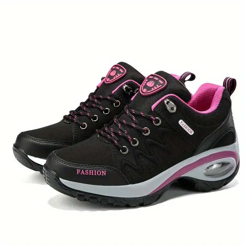 [35-42]2024 Nova almofada de ar feminina com aumento de altura sapatos casuais sola macia