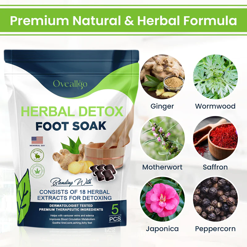 Oveallgo™ Herbal Detox pērles kājām