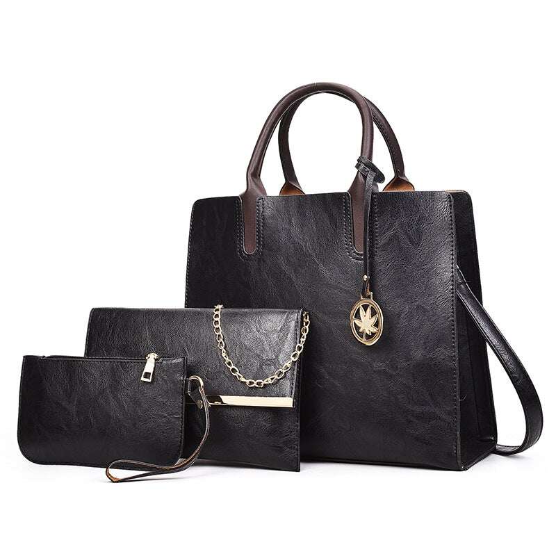 Bolsa feminina de várias peças - bolsa mãe 2024 nova moda simples bolsa feminina de um ombro