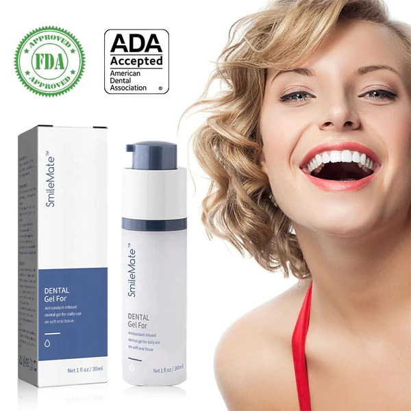 Gel restaurador refrescante e branqueador de dentes SmileMate