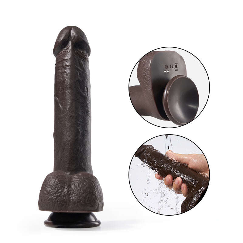 Eagle Realistic Dildo 18CM 3 Teleskopické 5 Vibrační