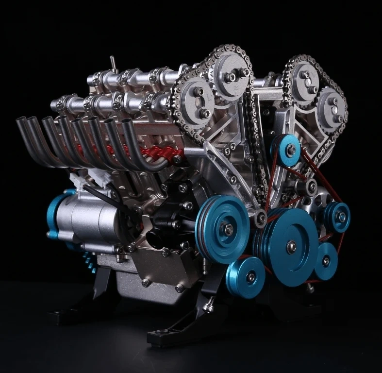 🚗Tehnički V8 mehanički metalni sklop DIY komplet modela motora automobila (3 godine jamstva)