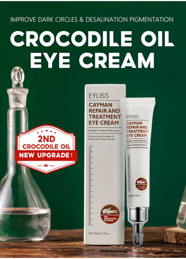 【Venda relâmpago】 Creme de olhos antienvelhecimento Eyliss™ com óleo de crocodilo