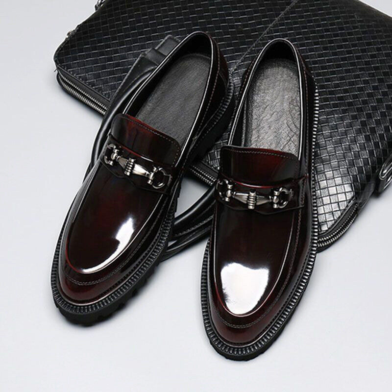 Mocassins de couro elegantes e clássicos para homem | 50% de desconto🔥