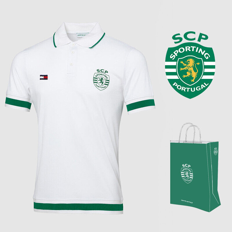 【Limitowany do 50 sztuk】 Nowy zestaw POLO SPORTING CP -Clube SCP Portugalia i Tommy Hilfiger 2024