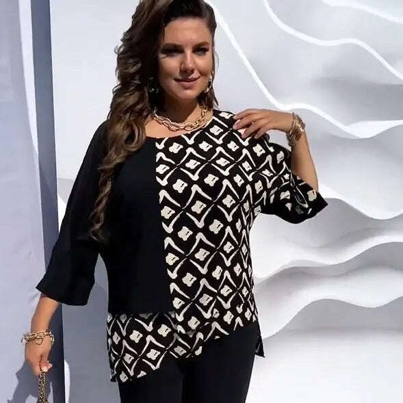 Novo top de chiffon respirável