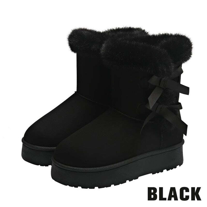 Ženski plišasti metuljček Classic Chunky Snow Boots