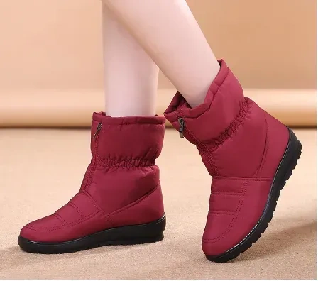 ✿ Botas de neve impermeáveis ​​femininas