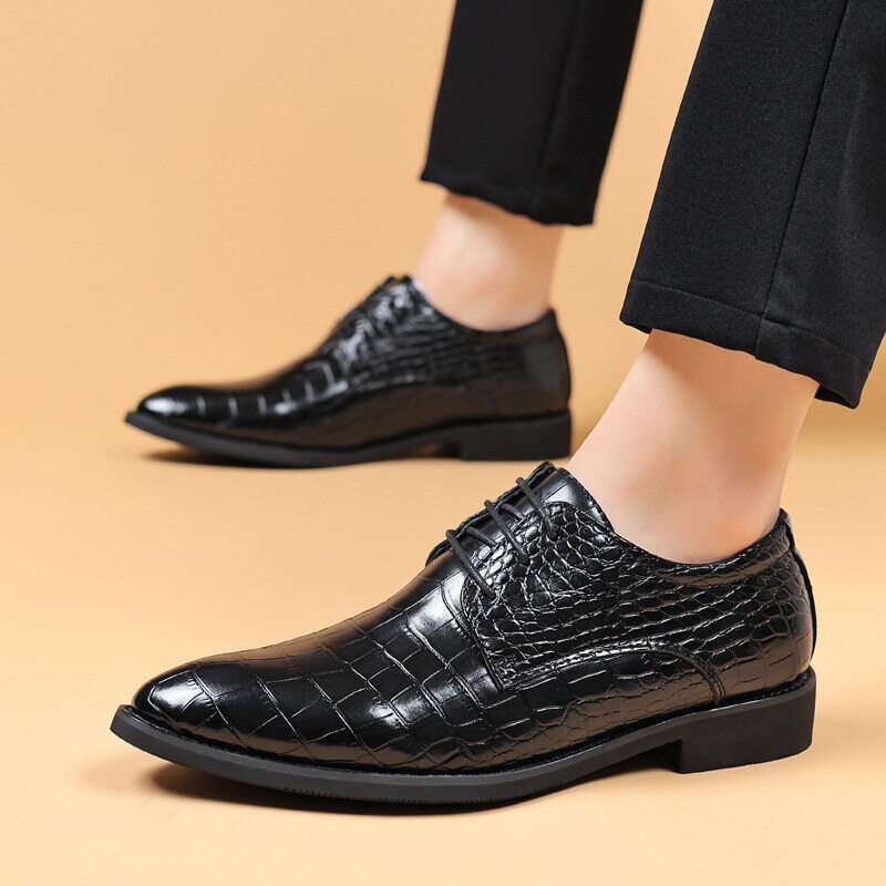 Sapato derby clássico elegante