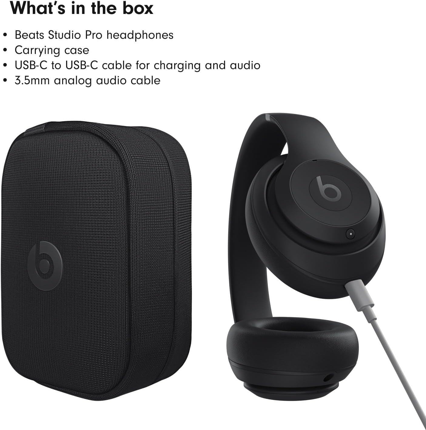 Beats Studio Pro - Fones de ouvido sem fio Bluetooth com cancelamento de ruído