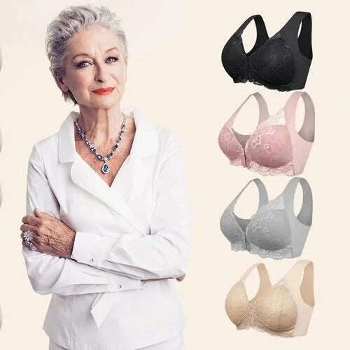 Podprsenka s předním zapínáním 5D Shaping Push Up Bra - bezešvá, Beauty Back