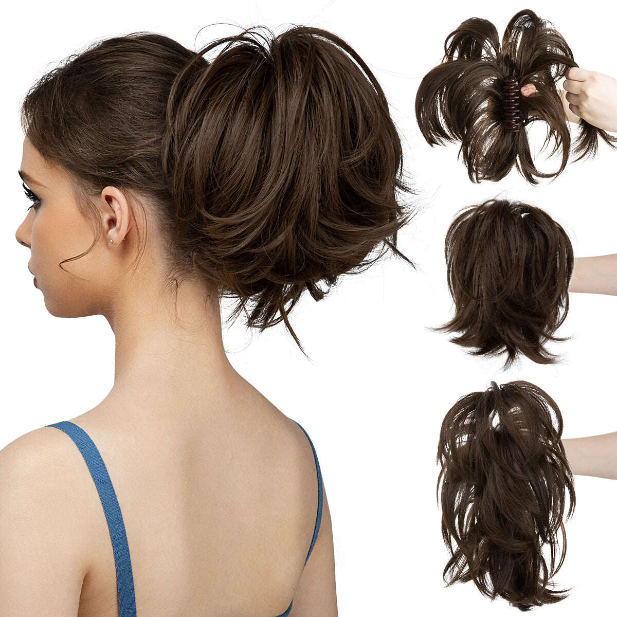 Acessórios de cabelo DIY Bun